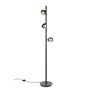Trio Select vloerlamp Orbit nikkel mat